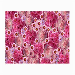 Roses Flowers Rose Blooms Nature Small Glasses Cloth (2-side) by Nexatart