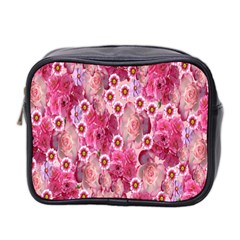 Roses Flowers Rose Blooms Nature Mini Toiletries Bag 2-side by Nexatart