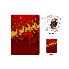 Santa Christmas Claus Winter Playing Cards (mini)  by Nexatart