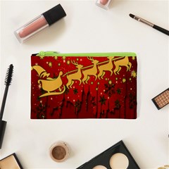 Santa Christmas Claus Winter Cosmetic Bag (xs) by Nexatart