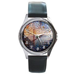 San Francisco Round Metal Watch by Nexatart