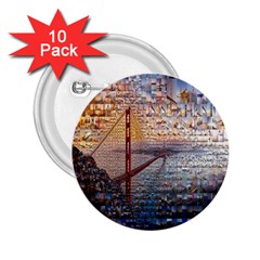 San Francisco 2 25  Buttons (10 Pack)  by Nexatart