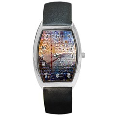 San Francisco Barrel Style Metal Watch by Nexatart