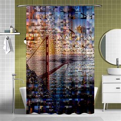 San Francisco Shower Curtain 48  X 72  (small)  by Nexatart