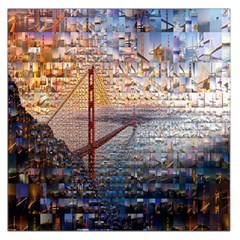 San Francisco Large Satin Scarf (square) by Nexatart