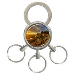 Scotland Landscape Scenic Mountains 3-ring Key Chains