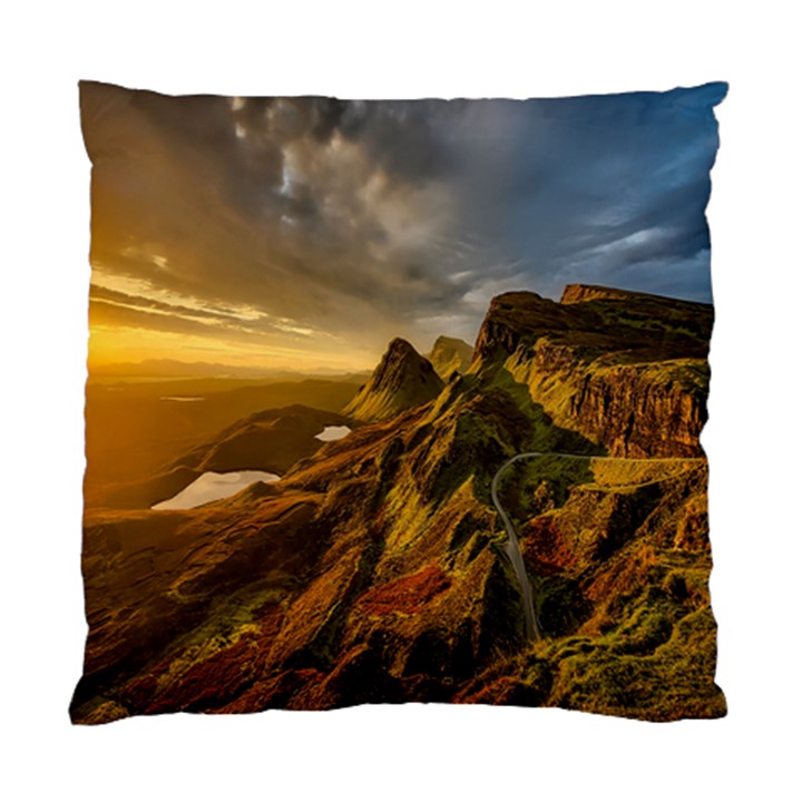 Scotland Landscape Scenic Mountains Standard Cushion Case (One Side)