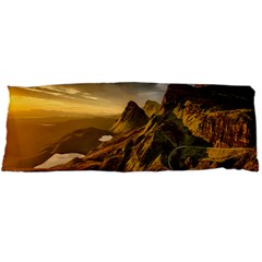 Scotland Landscape Scenic Mountains Body Pillow Case Dakimakura (two Sides) by Nexatart