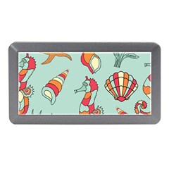 Seahorse Seashell Starfish Shell Memory Card Reader (mini) by Nexatart