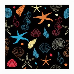 Seahorse Starfish Seashell Shell Medium Glasses Cloth (2-Side)