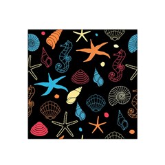 Seahorse Starfish Seashell Shell Satin Bandana Scarf