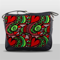 Seamless Tile Background Abstract Messenger Bags by Nexatart