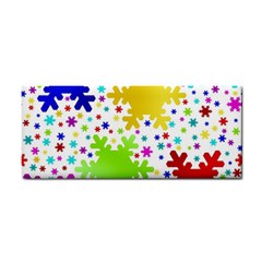 Seamless Snowflake Pattern Cosmetic Storage Cases by Nexatart