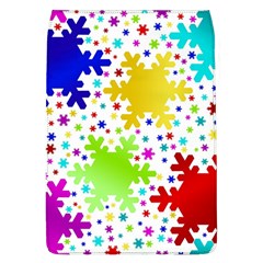 Seamless Snowflake Pattern Flap Covers (l)  by Nexatart