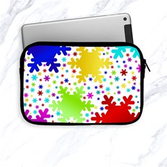 Seamless Snowflake Pattern Apple Ipad Mini Zipper Cases by Nexatart