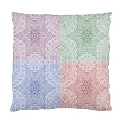 Seamless Kaleidoscope Patterns In Different Colors Based On Real Knitting Pattern Standard Cushion Case (one Side) by Nexatart