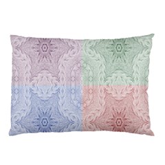 Seamless Kaleidoscope Patterns In Different Colors Based On Real Knitting Pattern Pillow Case by Nexatart