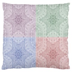 Seamless Kaleidoscope Patterns In Different Colors Based On Real Knitting Pattern Standard Flano Cushion Case (one Side) by Nexatart