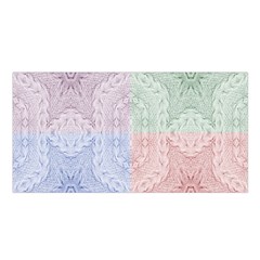 Seamless Kaleidoscope Patterns In Different Colors Based On Real Knitting Pattern Satin Shawl by Nexatart