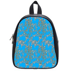 Seamless Pattern Background Seamless School Bags (small) 