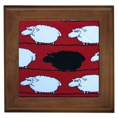 Sheep Framed Tiles by Nexatart