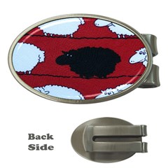 Sheep Money Clips (oval)  by Nexatart