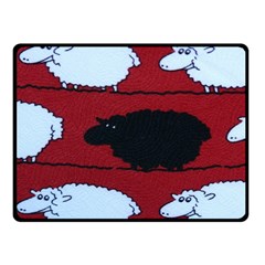 Sheep Fleece Blanket (small) by Nexatart