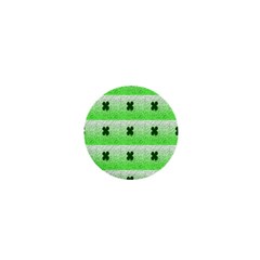 Shamrock Pattern 1  Mini Buttons