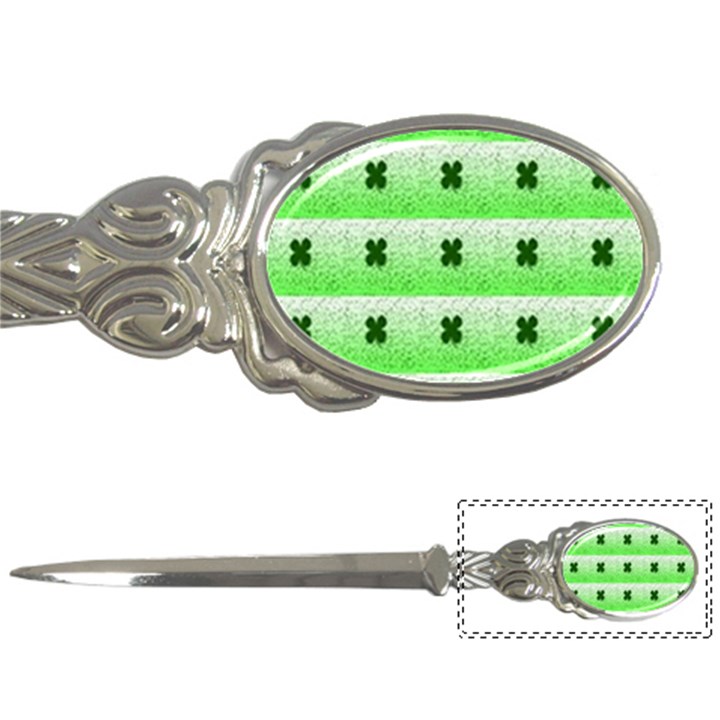 Shamrock Pattern Letter Openers