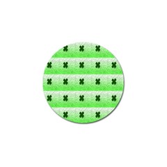 Shamrock Pattern Golf Ball Marker