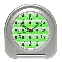 Shamrock Pattern Travel Alarm Clocks