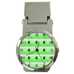 Shamrock Pattern Money Clip Watches