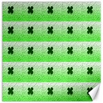 Shamrock Pattern Canvas 16  x 16   15.2 x15.41  Canvas - 1