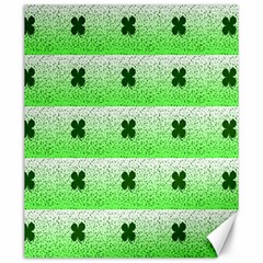 Shamrock Pattern Canvas 20  x 24  