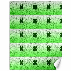 Shamrock Pattern Canvas 36  X 48  