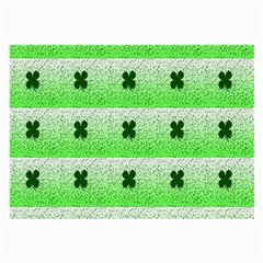 Shamrock Pattern Large Glasses Cloth