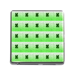 Shamrock Pattern Memory Card Reader (Square)