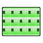 Shamrock Pattern Fleece Blanket (Small) 50 x40  Blanket Front