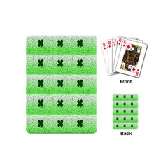 Shamrock Pattern Playing Cards (Mini) 