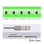 Shamrock Pattern Memory Card Reader (Stick)  Front