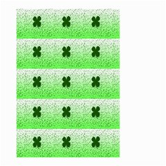 Shamrock Pattern Small Garden Flag (Two Sides)