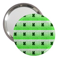 Shamrock Pattern 3  Handbag Mirrors