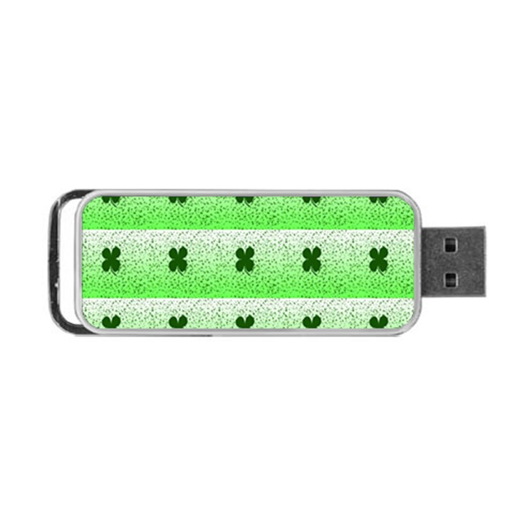 Shamrock Pattern Portable USB Flash (Two Sides)