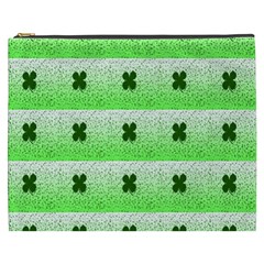 Shamrock Pattern Cosmetic Bag (XXXL) 