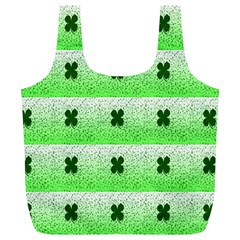 Shamrock Pattern Full Print Recycle Bags (L) 