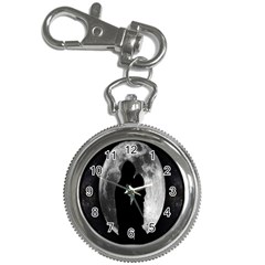 Silhouette Of Lovers Key Chain Watches by Nexatart