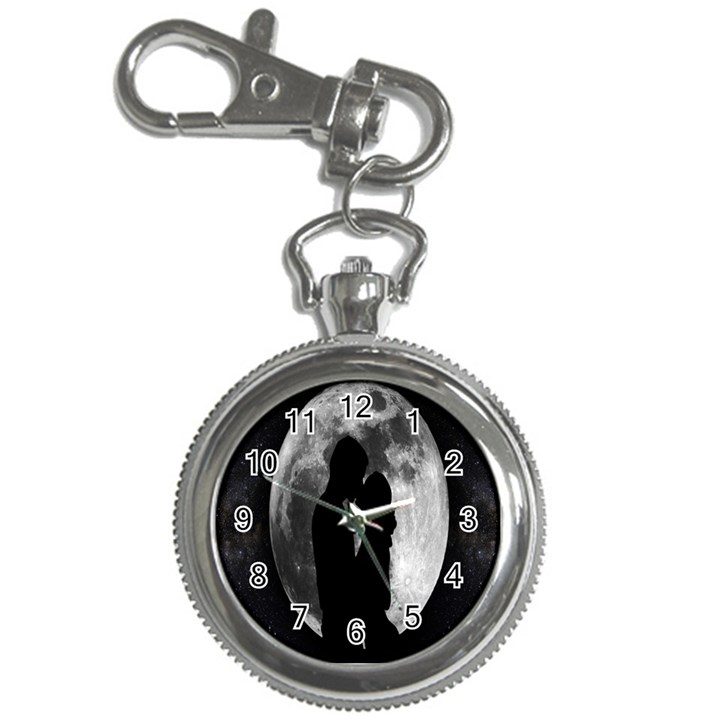 Silhouette Of Lovers Key Chain Watches