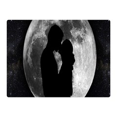 Silhouette Of Lovers Double Sided Flano Blanket (mini)  by Nexatart