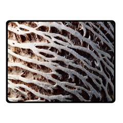 Seed Worn Lines Close Macro Fleece Blanket (small) by Nexatart