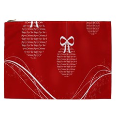 Simple Merry Christmas Cosmetic Bag (xxl) 